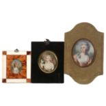 Continental School and British School, 18th Century - miniatures