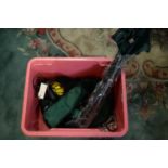 Life jacket, fish finder and folding stool / An Alpha telescopic travelling rod, Sportster