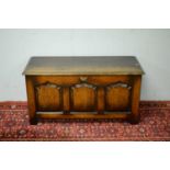 N.H. Chapman 'Siesta' oak coffer.