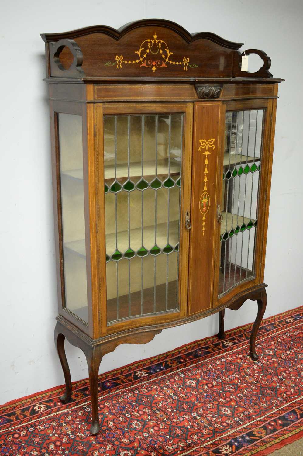 Edwardian mahogany display cabinet. - Image 3 of 3