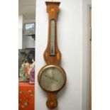 G Bianchi, Ipswich - 19th Century mahogany barometer