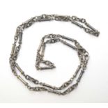 Silver watch chain