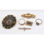 A selection of jewellery items.