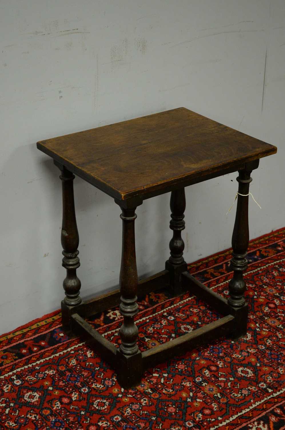 19th C oak side table. - Image 3 of 5