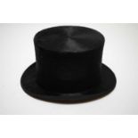 A Henry Heath, Oxford Street, London, silk top hat