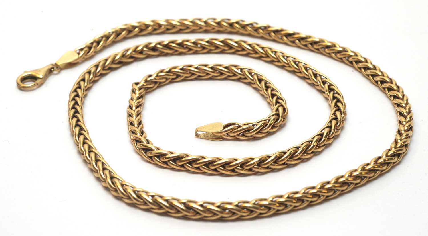 9ct yellow gold chain necklace - Image 3 of 3