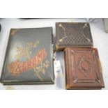 Three late 19th Century photograph albums.