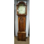 19th C longcase clock.