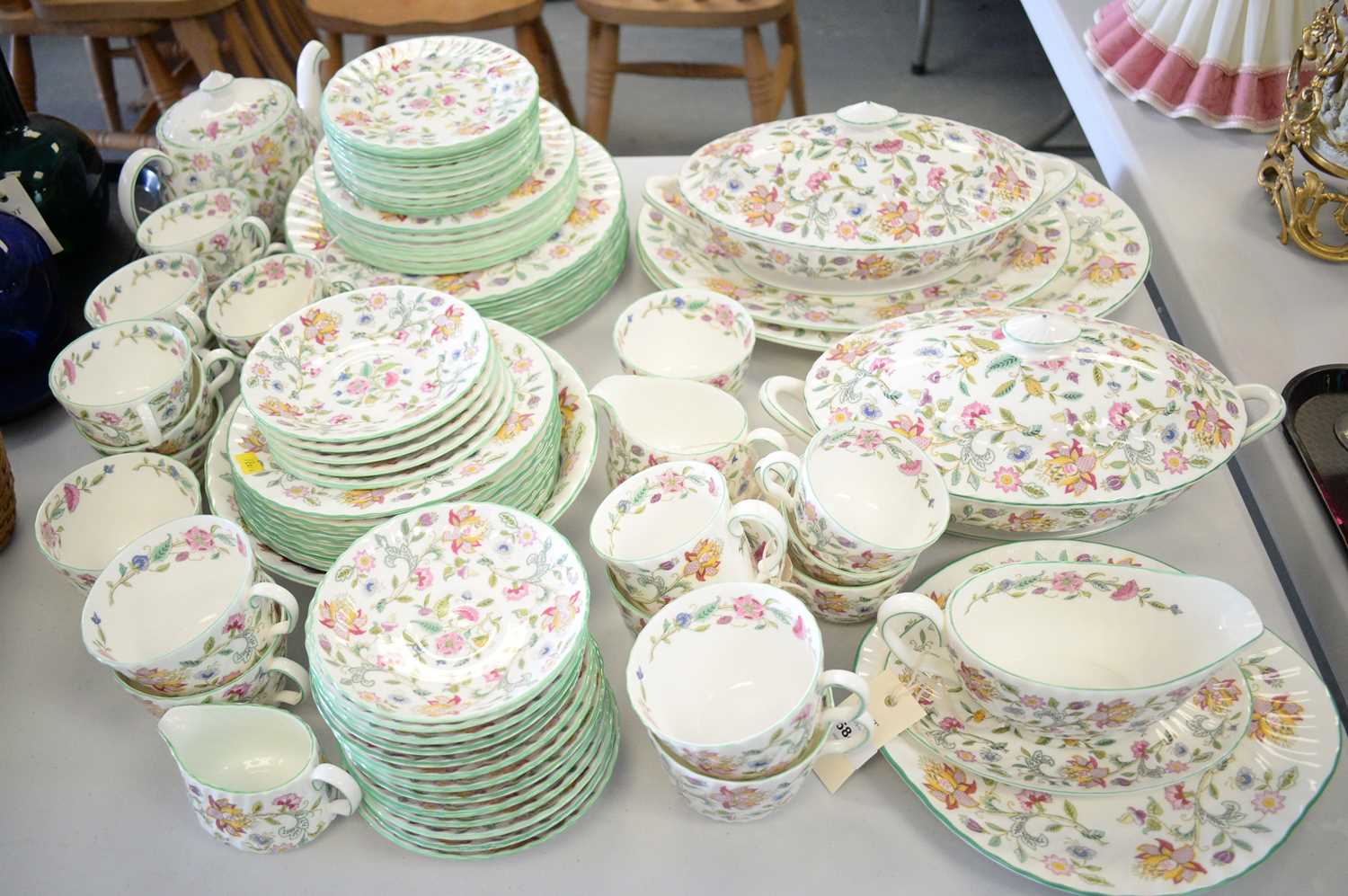 Minton Haddon Hall pattern tea and dinner service