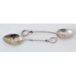 Pair of Arts & Crafts silver spoons.