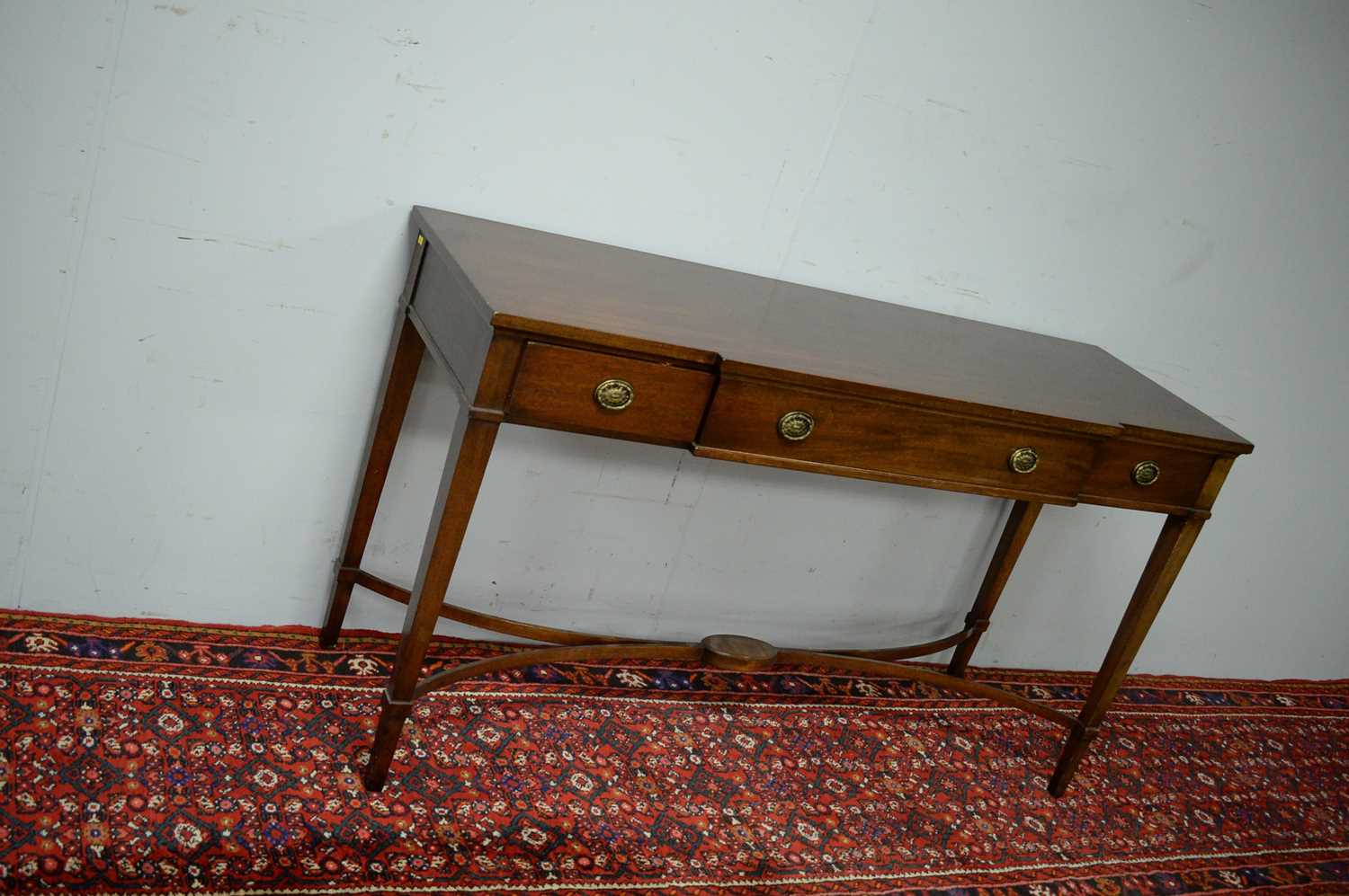 20th C mahogany breakfront sideboard. - Image 3 of 7