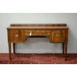 19th C mahogany sideboard.