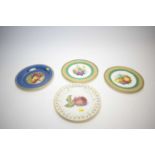 Wedgwood and other fruit plates.