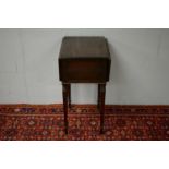 Victorian mahogany side table.