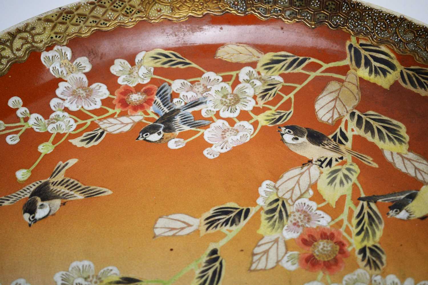 A large Japanese wall plaque - Bild 2 aus 3