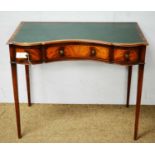 20th C mahogany writing table.