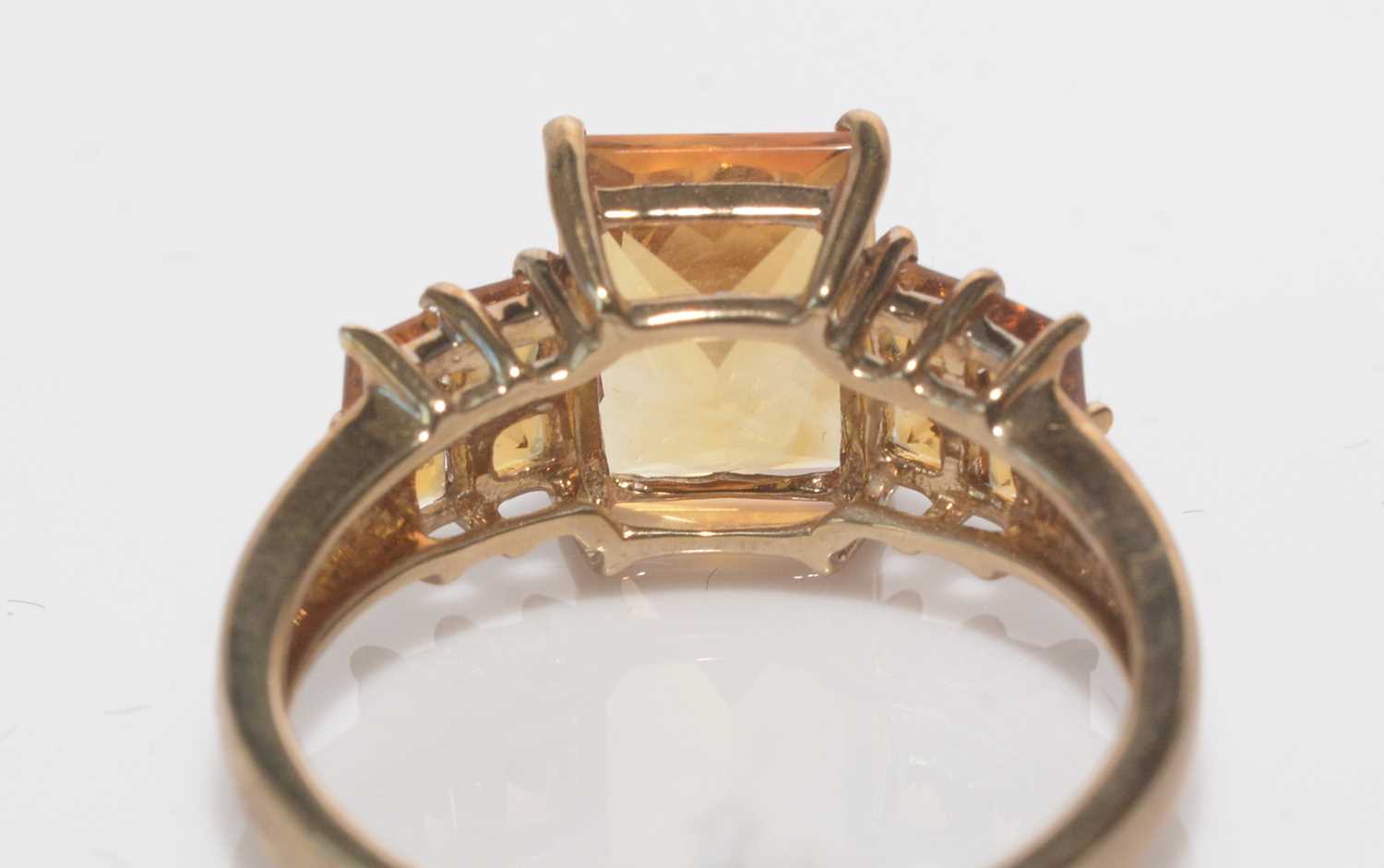 A citrine ring. - Bild 6 aus 6