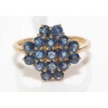 A Madagascan sapphire ring.