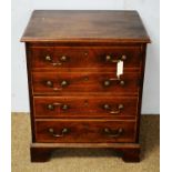 A 19th Century mahogany pot cupboard