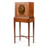 Gillows satinwood music cabinet