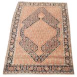 A Senneh rug.