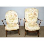 Two Ercol armchairs.