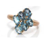 A London blue topaz ring.