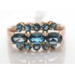 A London blue topaz ring.