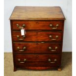 A early 19th Century mahogany chest of drawers