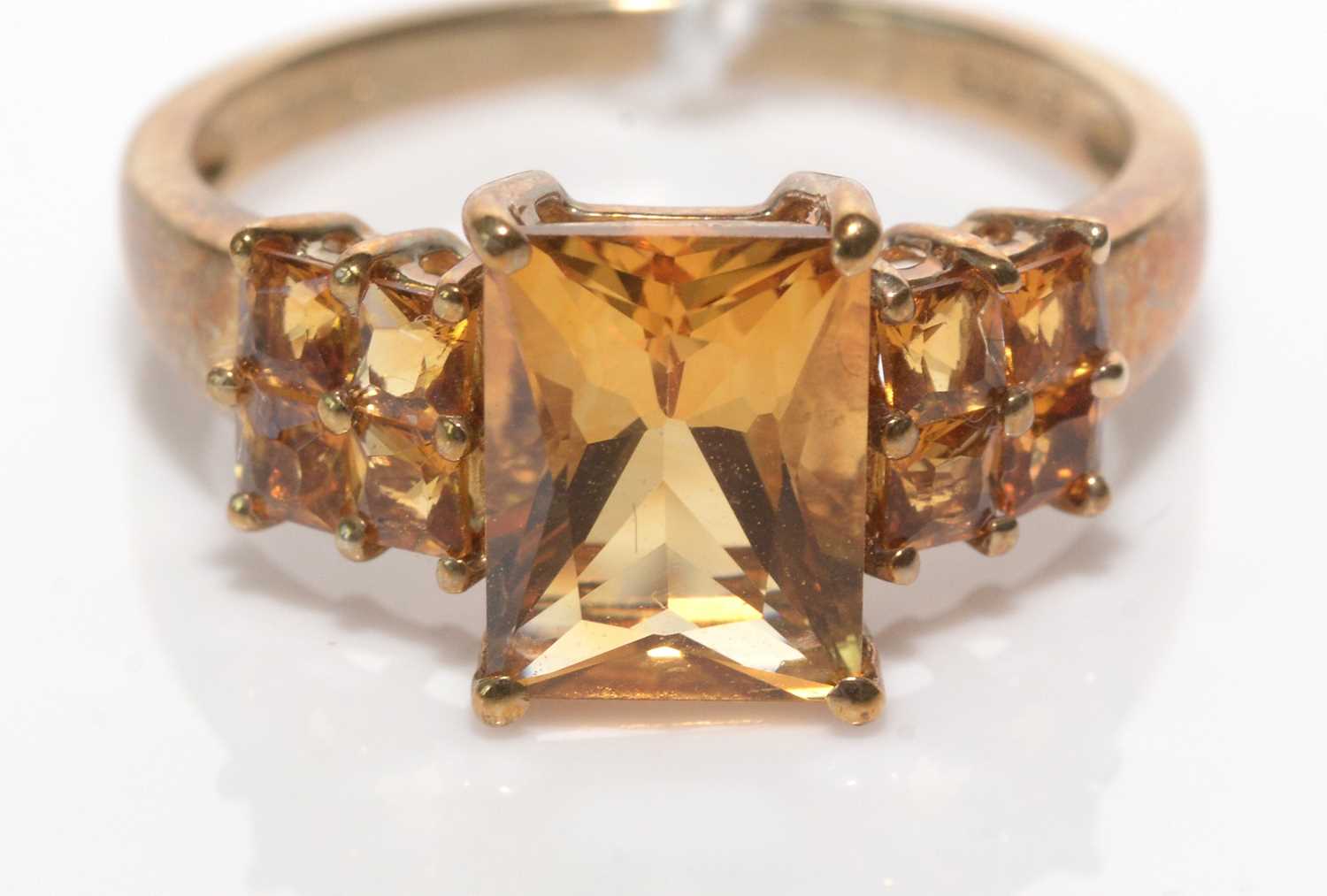 A citrine ring. - Bild 4 aus 6