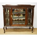 An early 20th Century mahogany side cabinet,