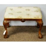 A 20th Century George III style stool