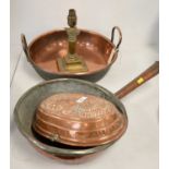 Victorian copperware.