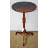 20th C mahogany occasional table.