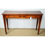 A 20th Century Mahogany console table