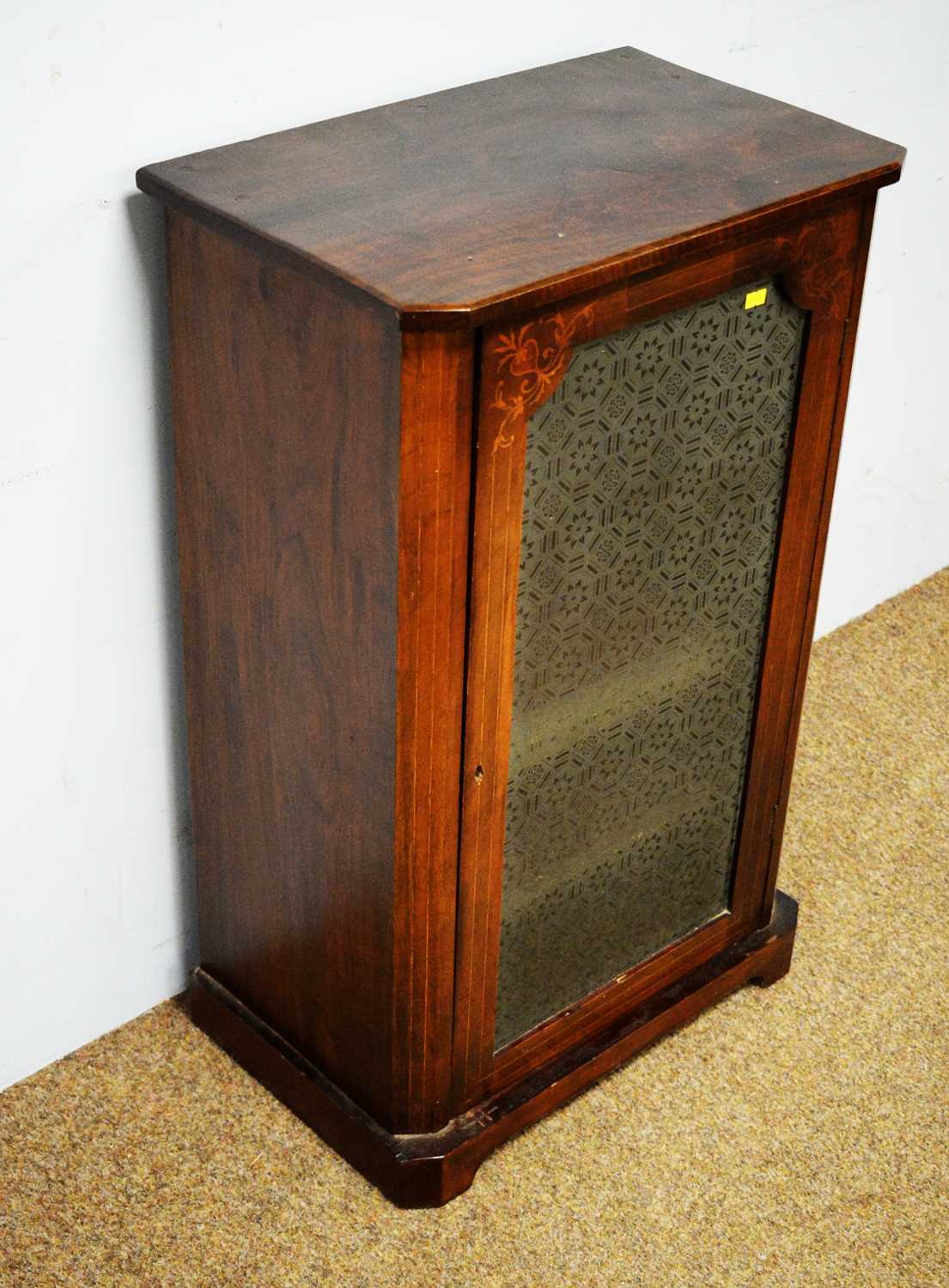 An late 19th Century rosewood side cabinet - Bild 2 aus 3