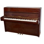 Yamaha upright grand piano.