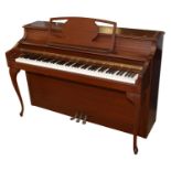 A Knight mahogany framed contemporary piano.