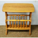 Ercol elm side table.