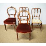 Two pairs of occasional chairs