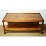 A 20th Century mahogany coffee table