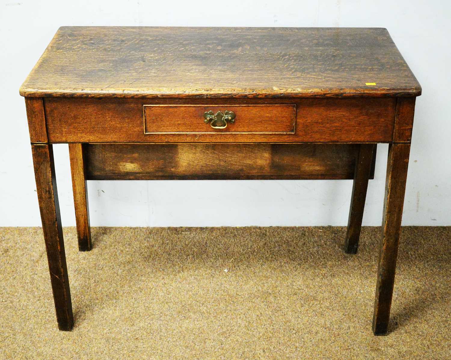 A 19th Century oak side table