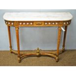 A 20th Century Louis XVI style console table