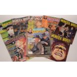 Monster World Magazines by Warren, and other comics.