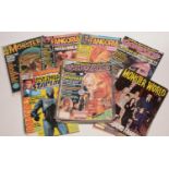 Monster World Magazine by Warren, and other comics.