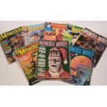 Monster World Magazine by Warren, and other comics.