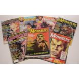 Monster World Magazine by Warren, and other comics.