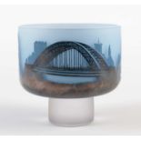 Newcastle and Gateshead pedestal bowl