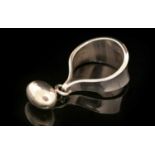 Vivianna Torun Bulow-Hube for Georg Jensen, silver pod ring,