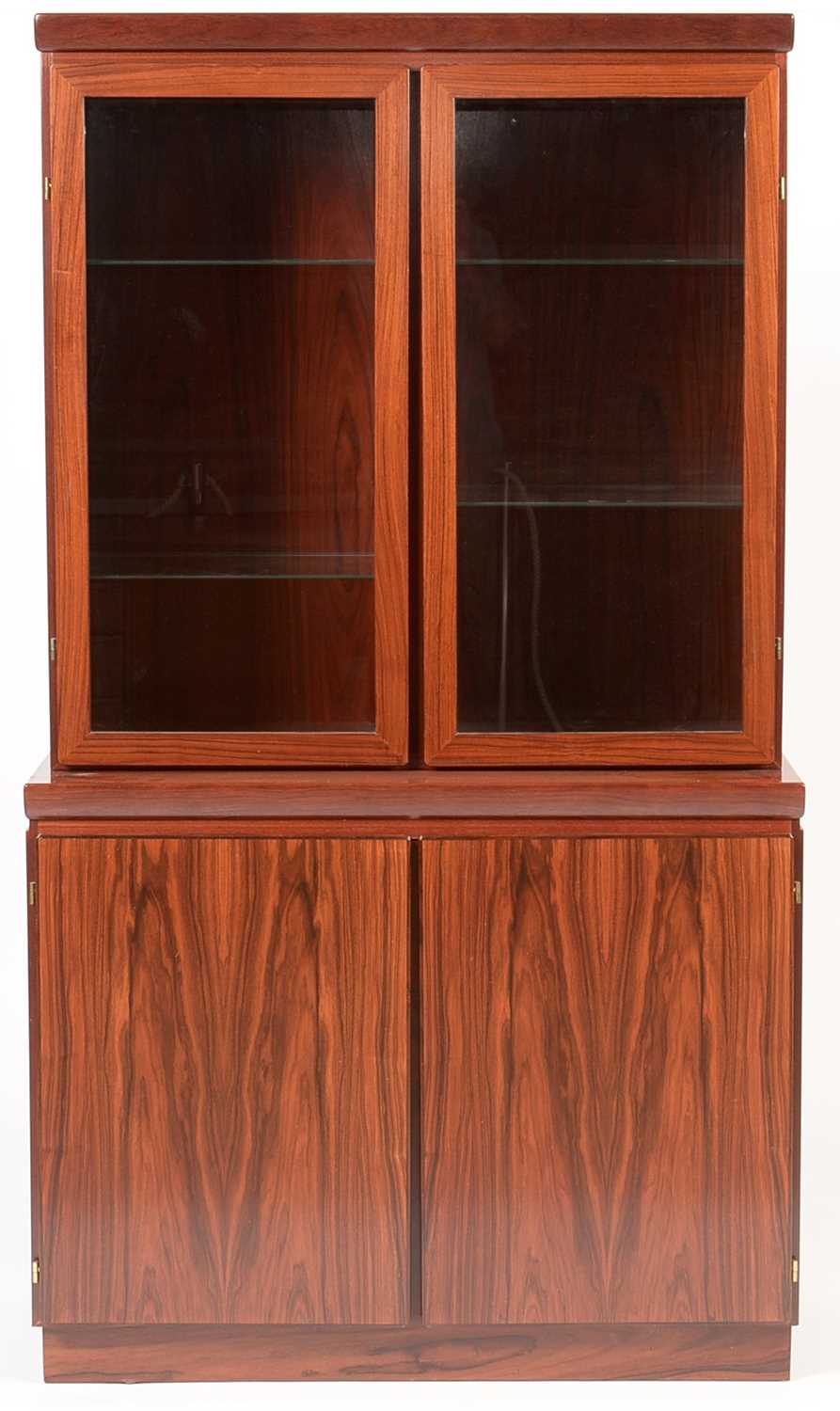 Skovby Møbelfabrik A/S: a Danish rosewood dining room suite; and display unit. - Image 10 of 10